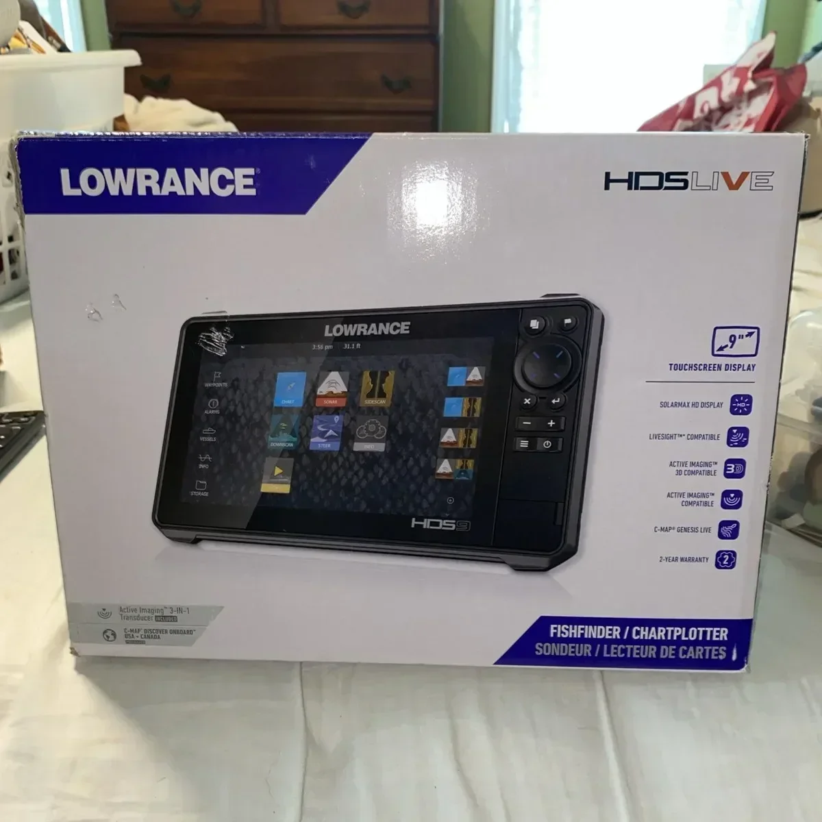 Fish Finder Transducer - СОВЕРШЕННО НОВЫЙ эхолот Lowrance HDS PRO