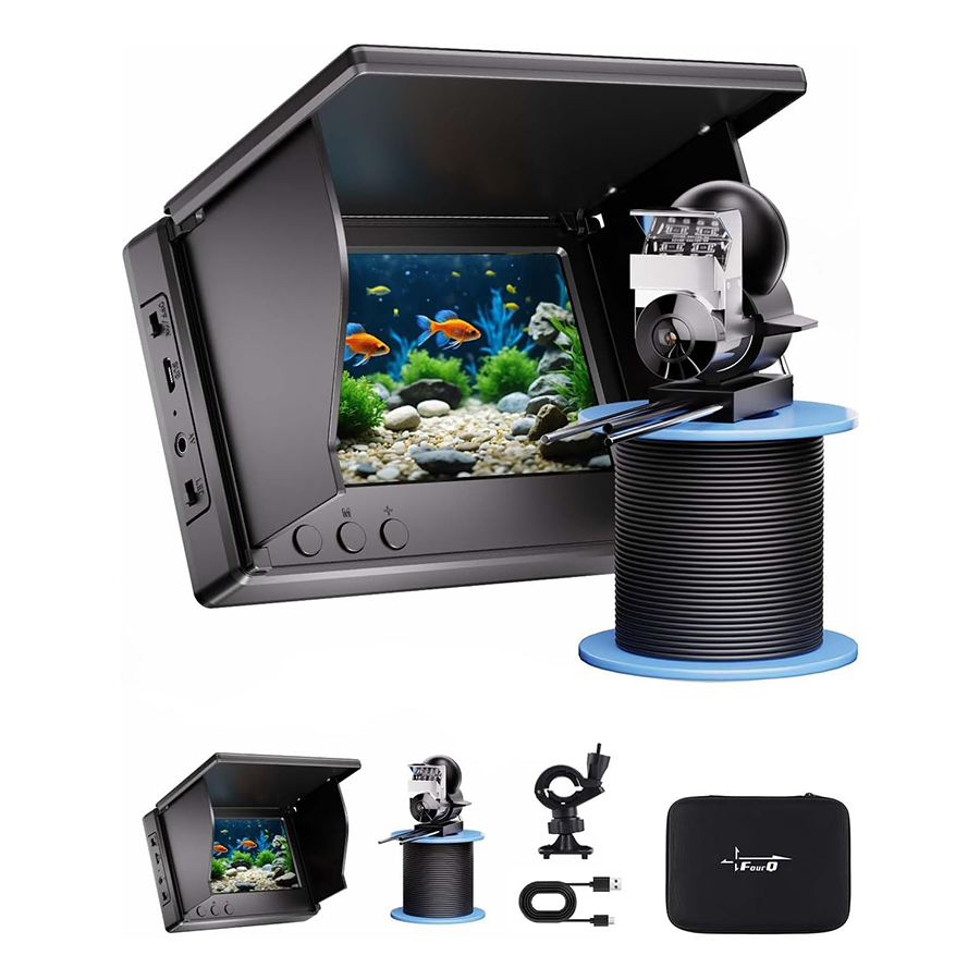 Fishing Depth Finder - Портативный эхолот FOURQ с ЖК-дисплеем 4,3