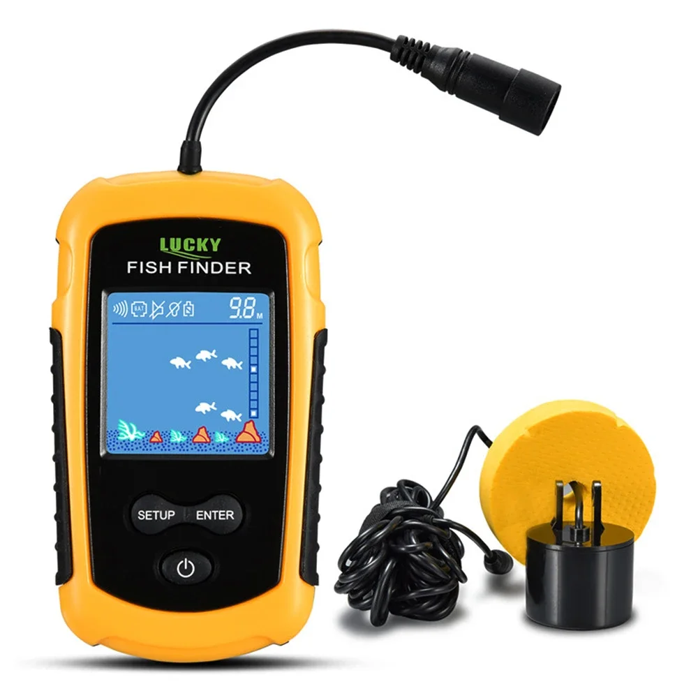Lucky ЖК-экран с цветным экран – обзор и цена Fishing Depth Finder