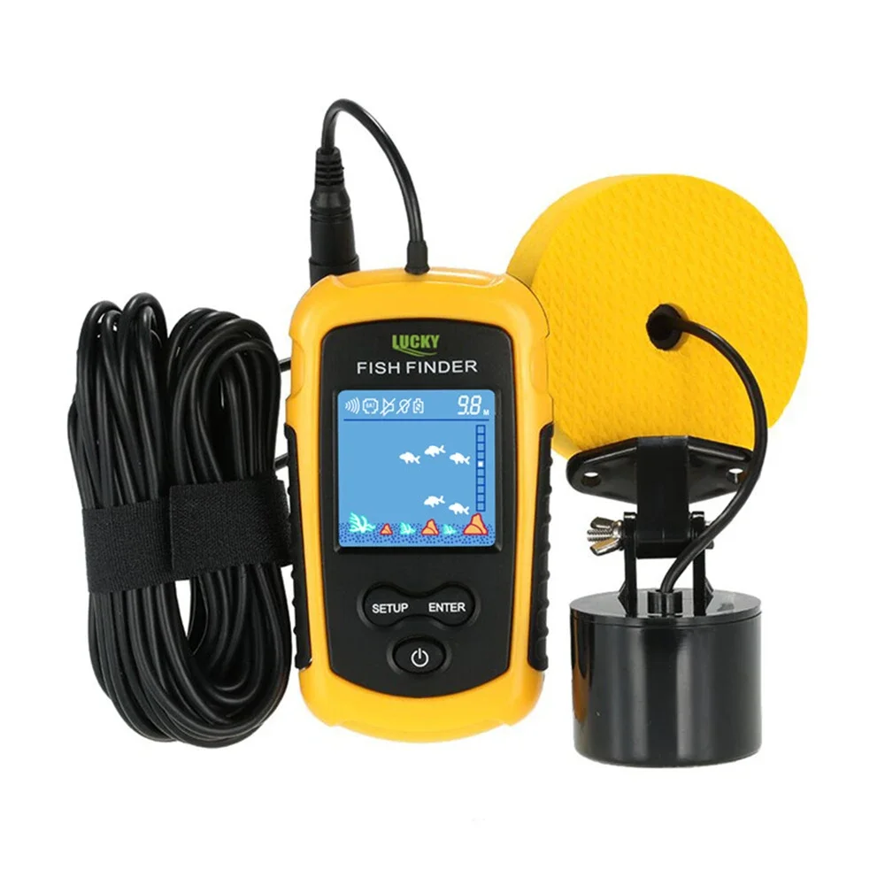 Lucky ЖК-экран с цветным экран – обзор и цена Fishing Depth Finder