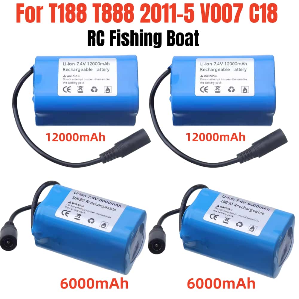 Сменная батарея 7.4V 12000mAh  – обзор и цена Fish Finder Charger