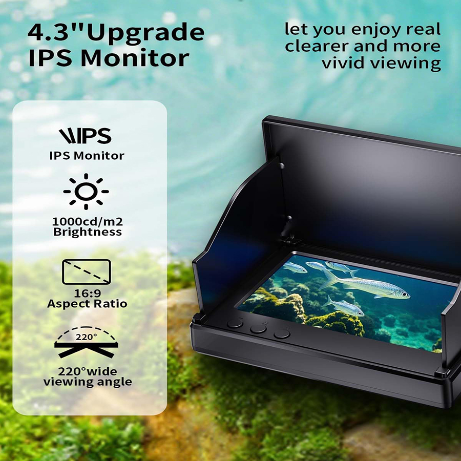 Портативный эхолот FOURQ с ЖК- – обзор и цена Fishing Depth Finder